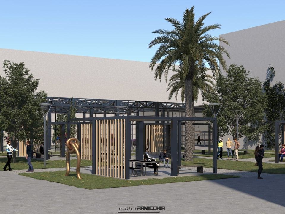 Riqualificazione Piazza Valencia, immagine di progetto